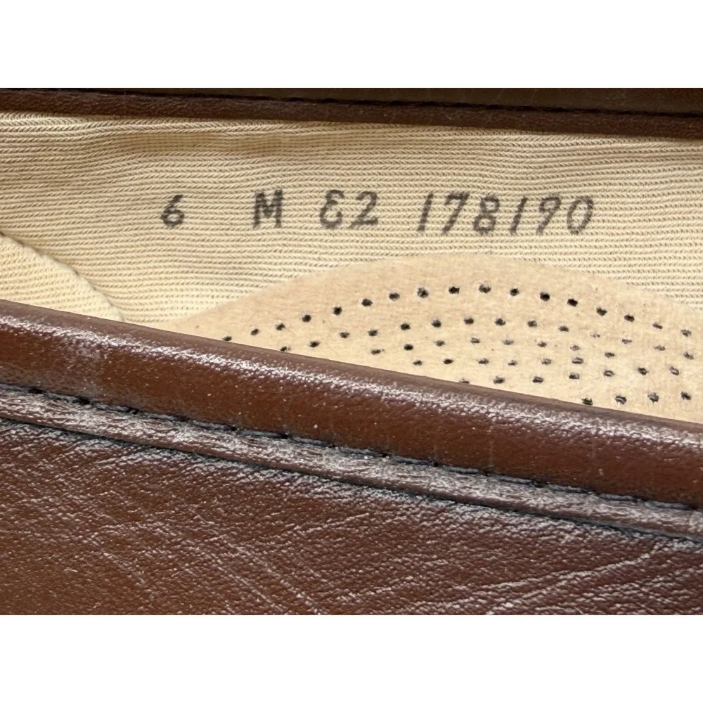 SAS Tripad Comfort Women's Brown Leather Kiltie Tassel Loafers Shoes Size 6 M